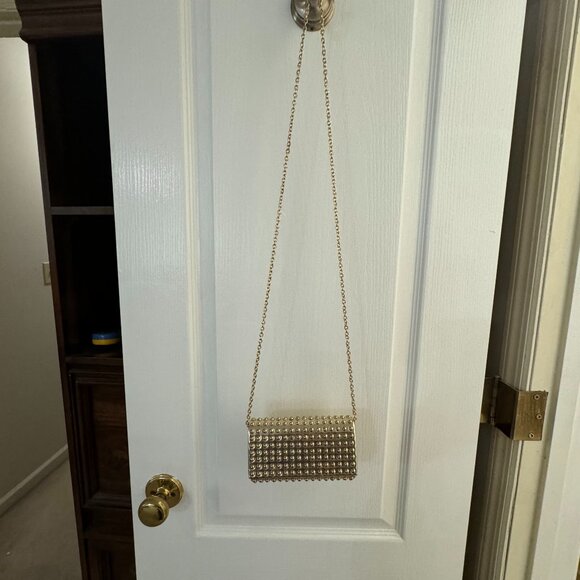 RSVP Gold Evening or Crossbody Bag EUC - Picture 1 of 6
